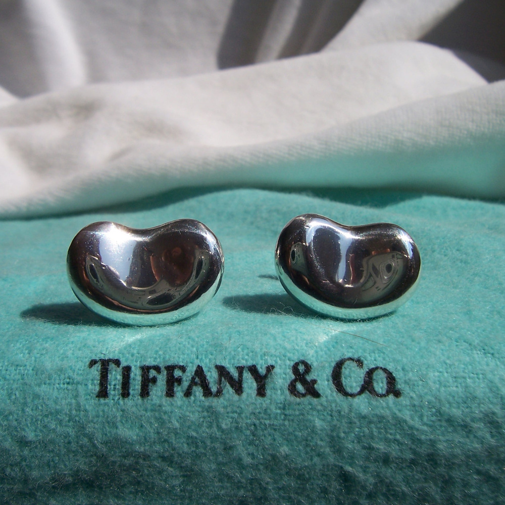 Tiffany & Co. Elsa Peretti Bean Cuff Links